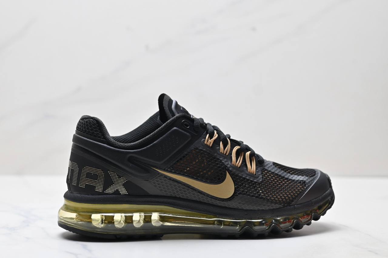 Air Max 2013 Обувки Черно/ Металик Злато-Матирано Злато