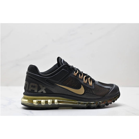 Air Max 2013 Обувки Черно/ Металик Злато-Матирано Злато
