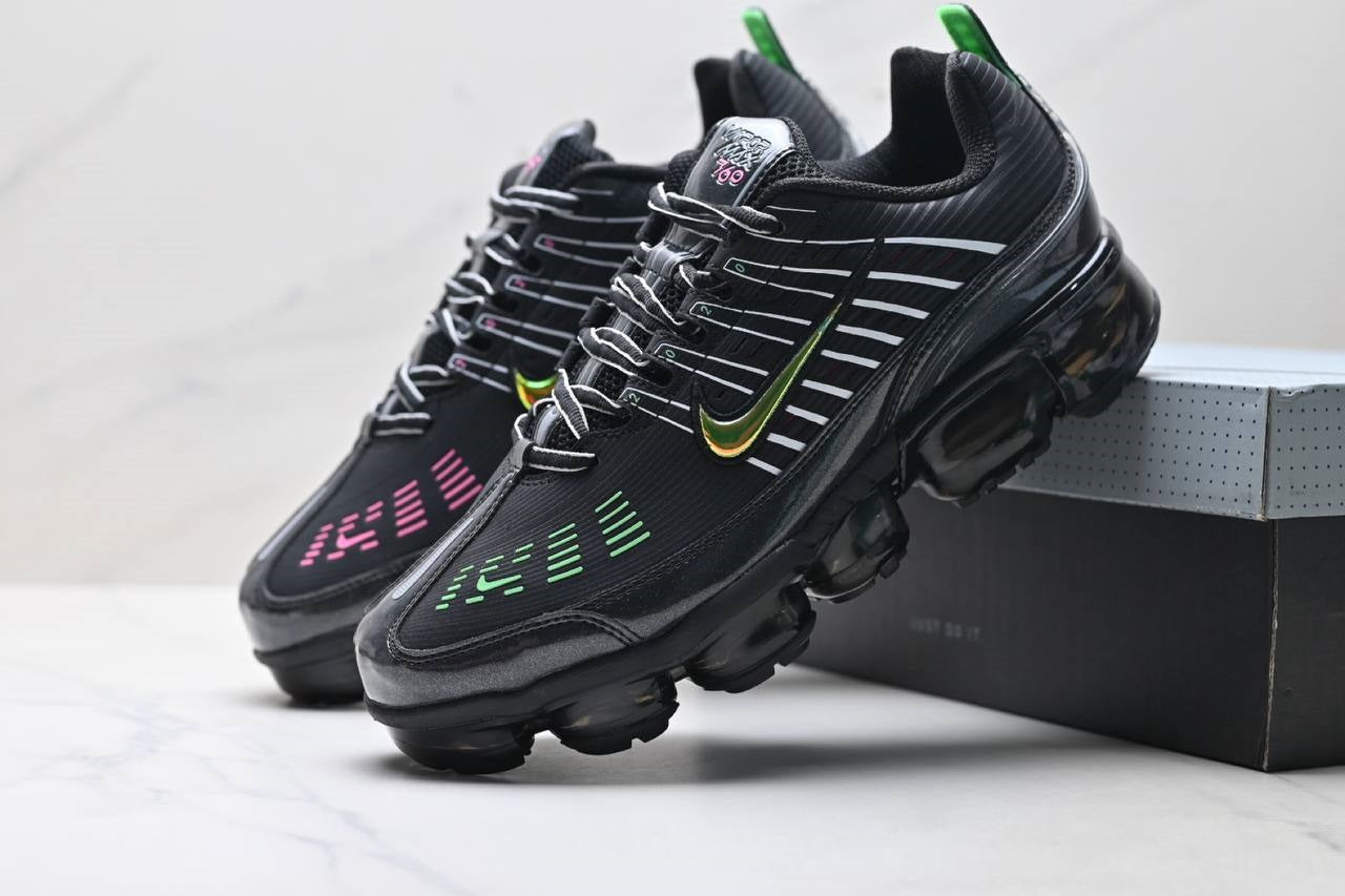 Air VaporMax 360 Black Green Strike Pink Blast Shoes