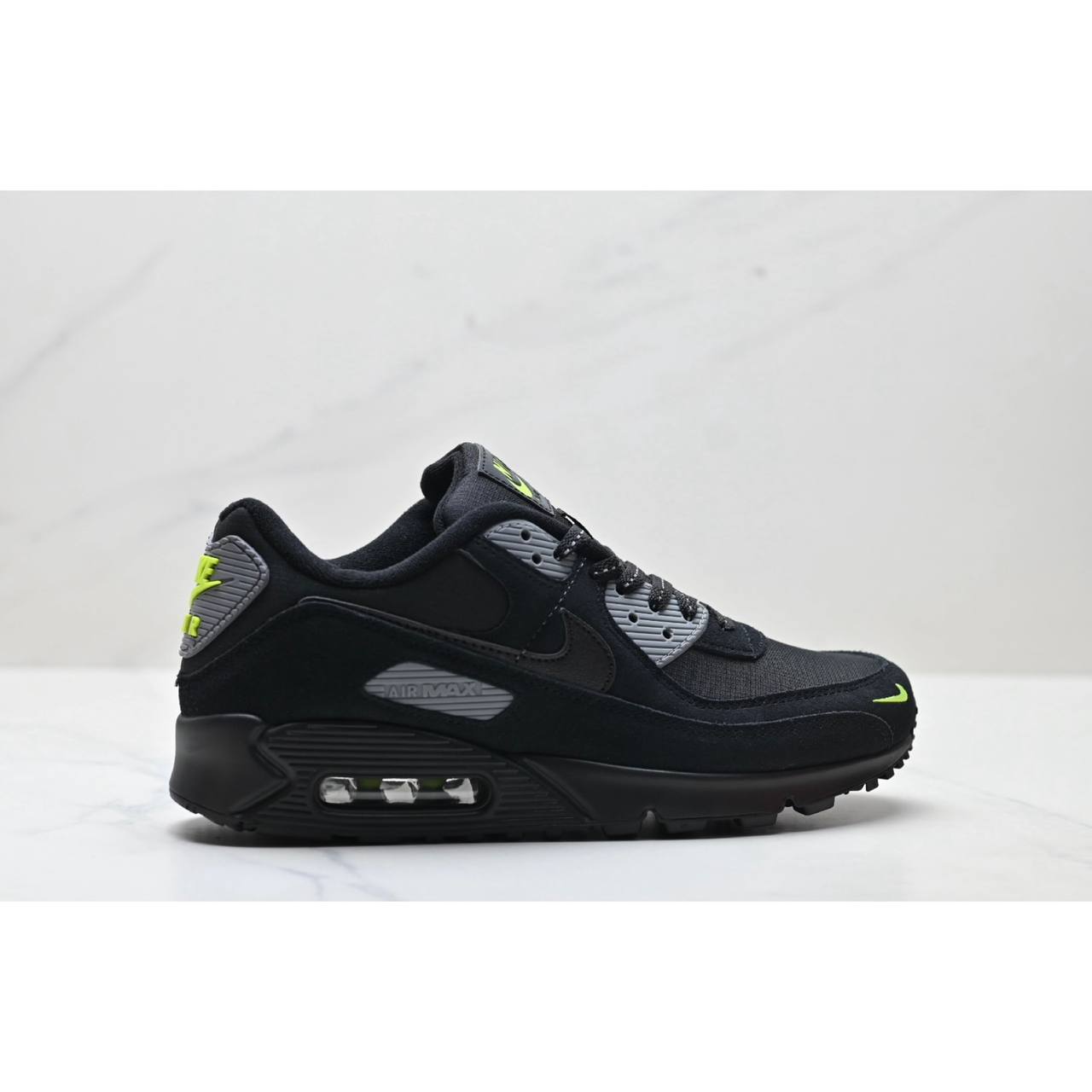 Air Max 90 Black Black Volt Cool Grey