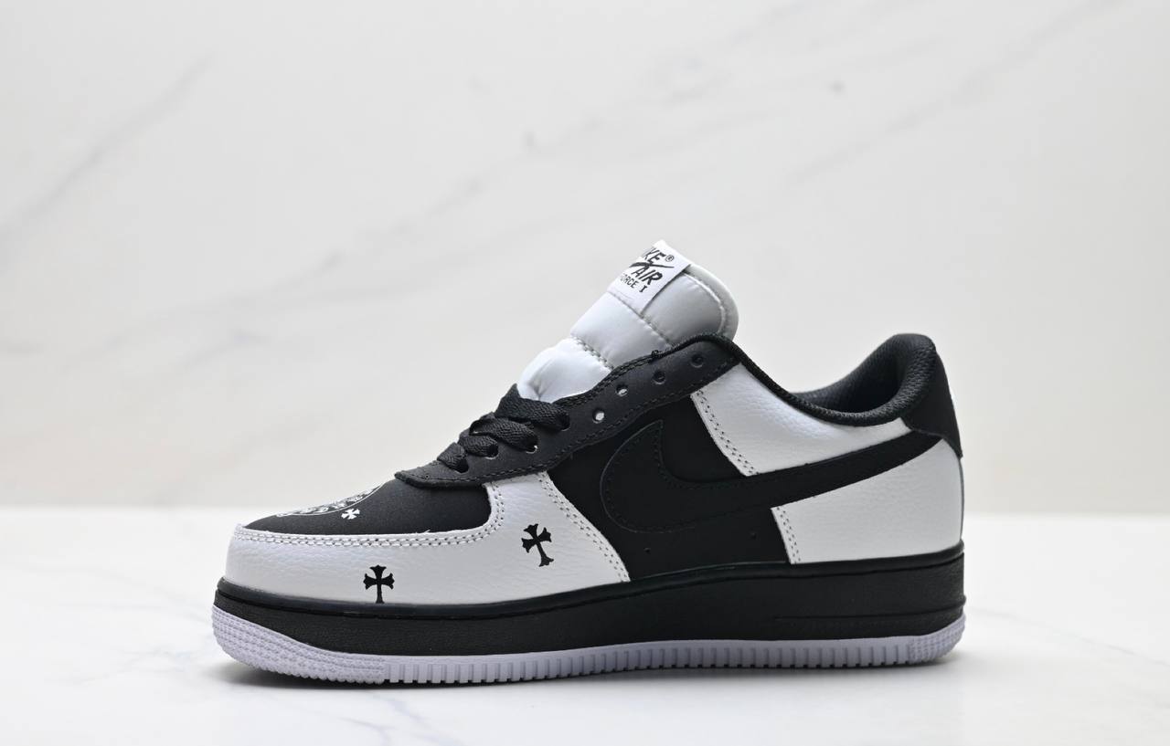 Air Force ‘07 Chrome Hearts Черно/Бяло