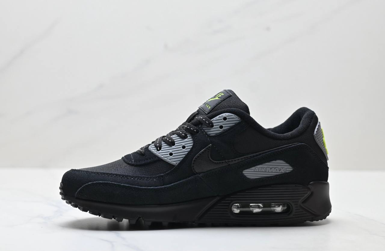 Air Max 90 Black Black Volt Cool Grey