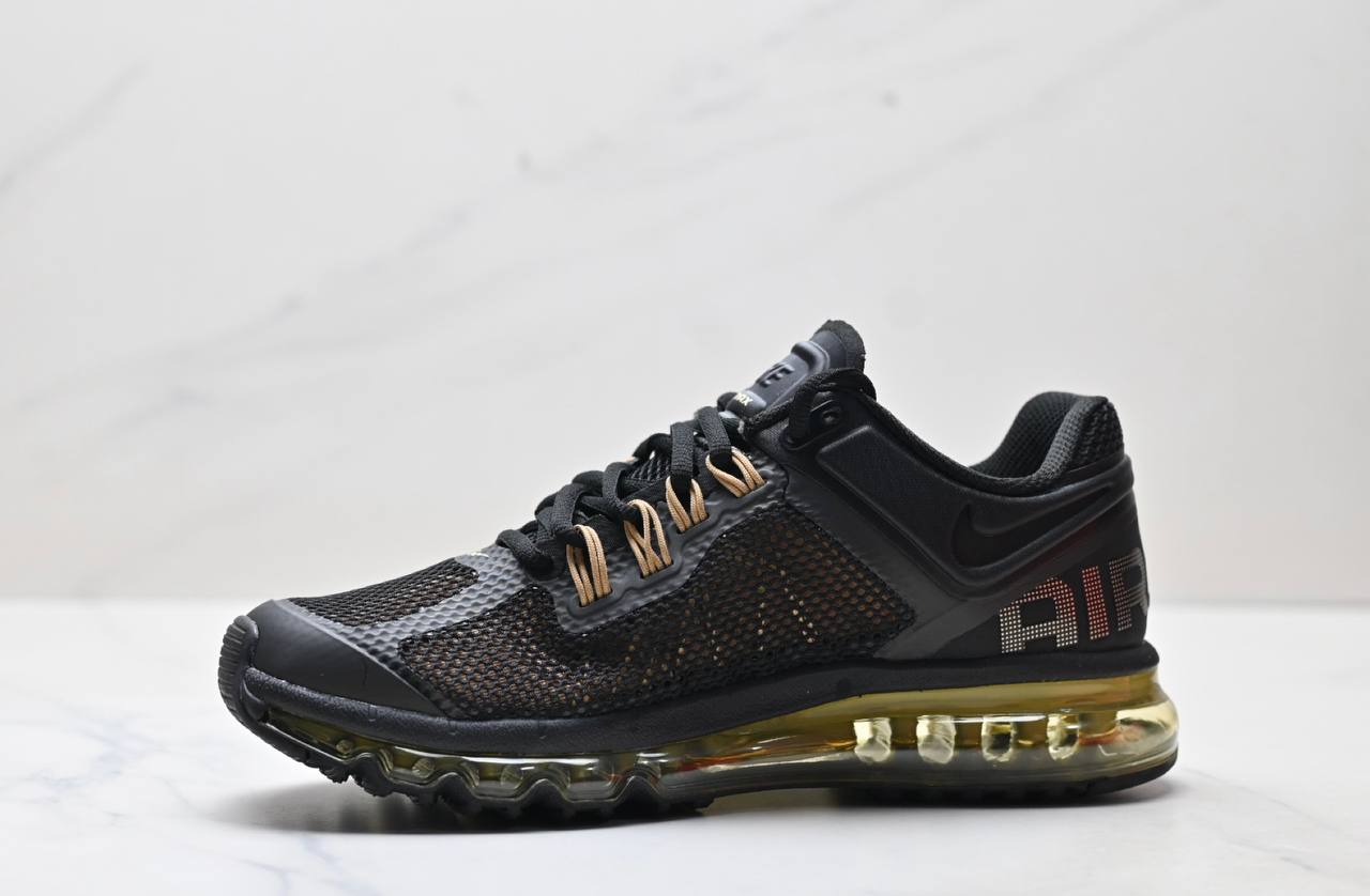 Air Max 2013 Обувки Черно/ Металик Злато-Матирано Злато