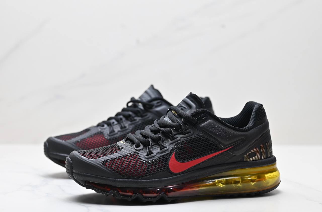 Air Max 2013 Black University Red Shoes