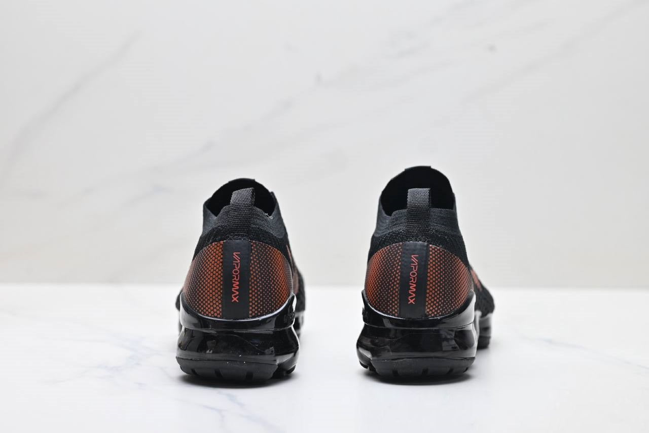 Air VaporMax Flyknit 3 Black Total Orange Shoes