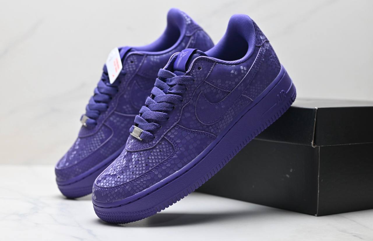 Kobe Bryant x Air Force 1 Low Court Purple Обувки
