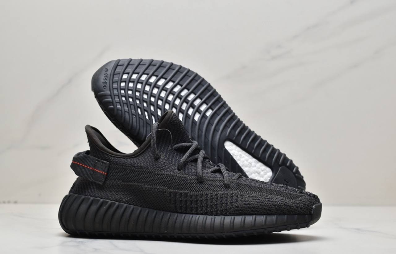 Yeezy 350 V2 Statick Black Reflective Shoes