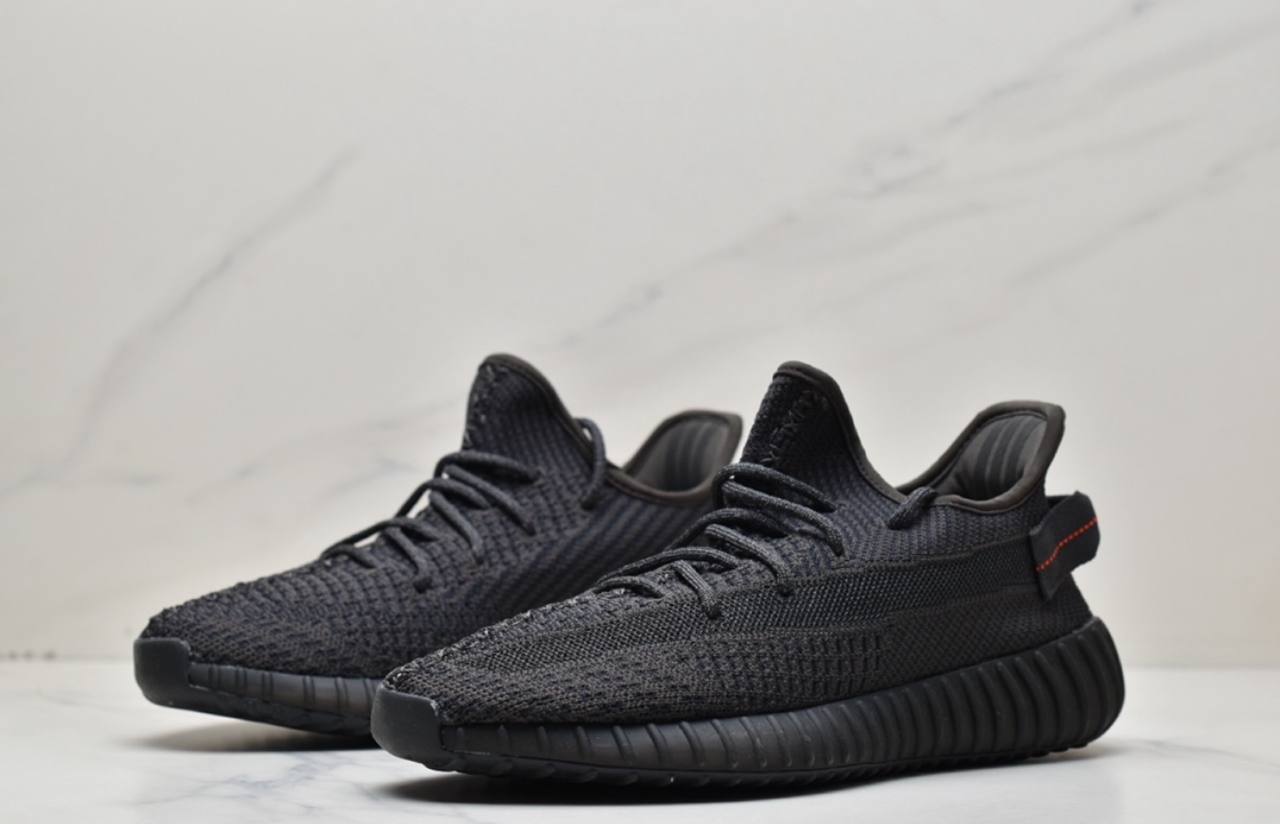 Yeezy 350 V2 Statick Black Reflective Shoes