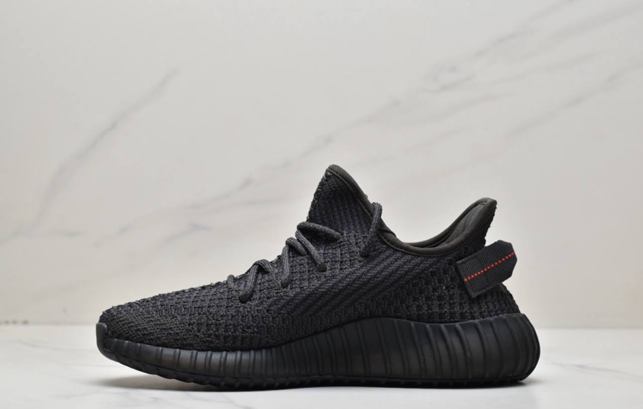 Yeezy 350 V2 Statick Black Reflective Shoes