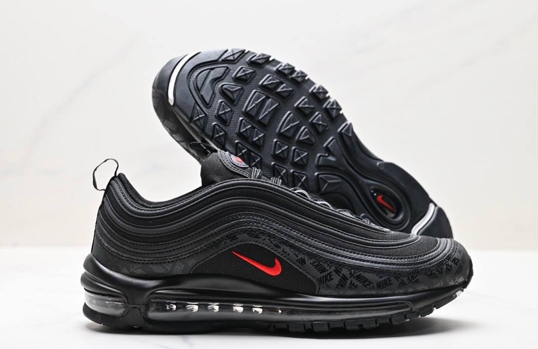 Air Max 97 Reflective Logos Black Shoes