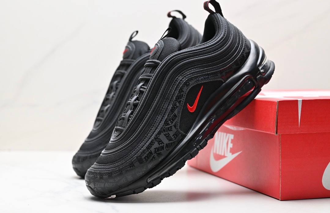 Air Max 97 Reflective Logos Black Shoes