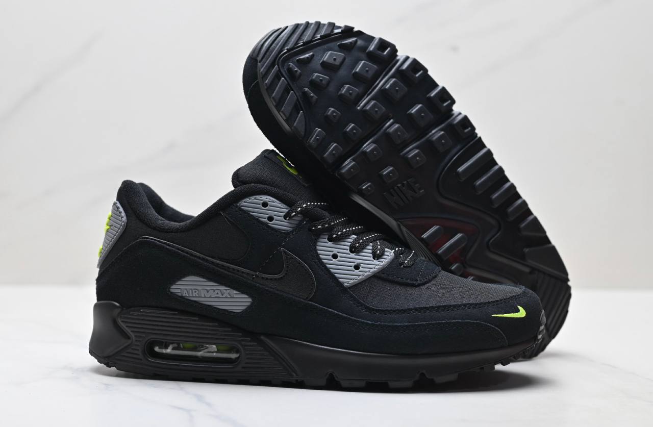 Air Max 90 Black Black Volt Cool Grey