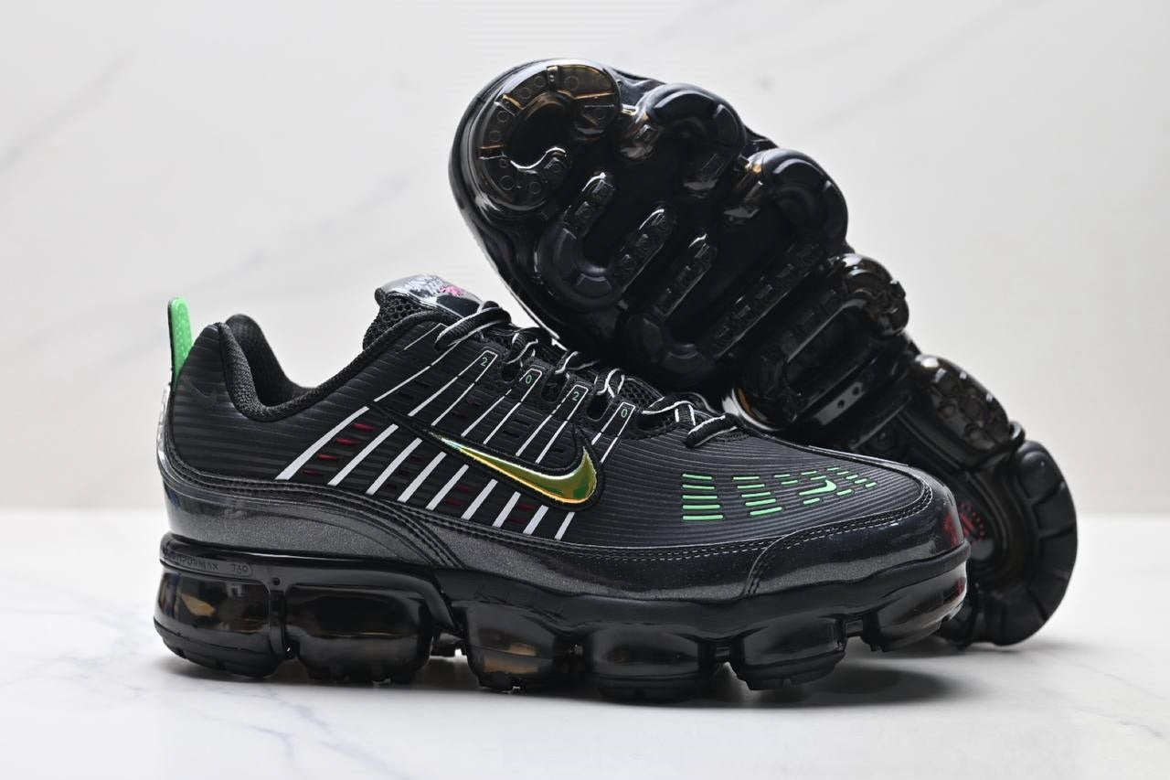 Air VaporMax 360 Black Green Strike Pink Blast Shoes