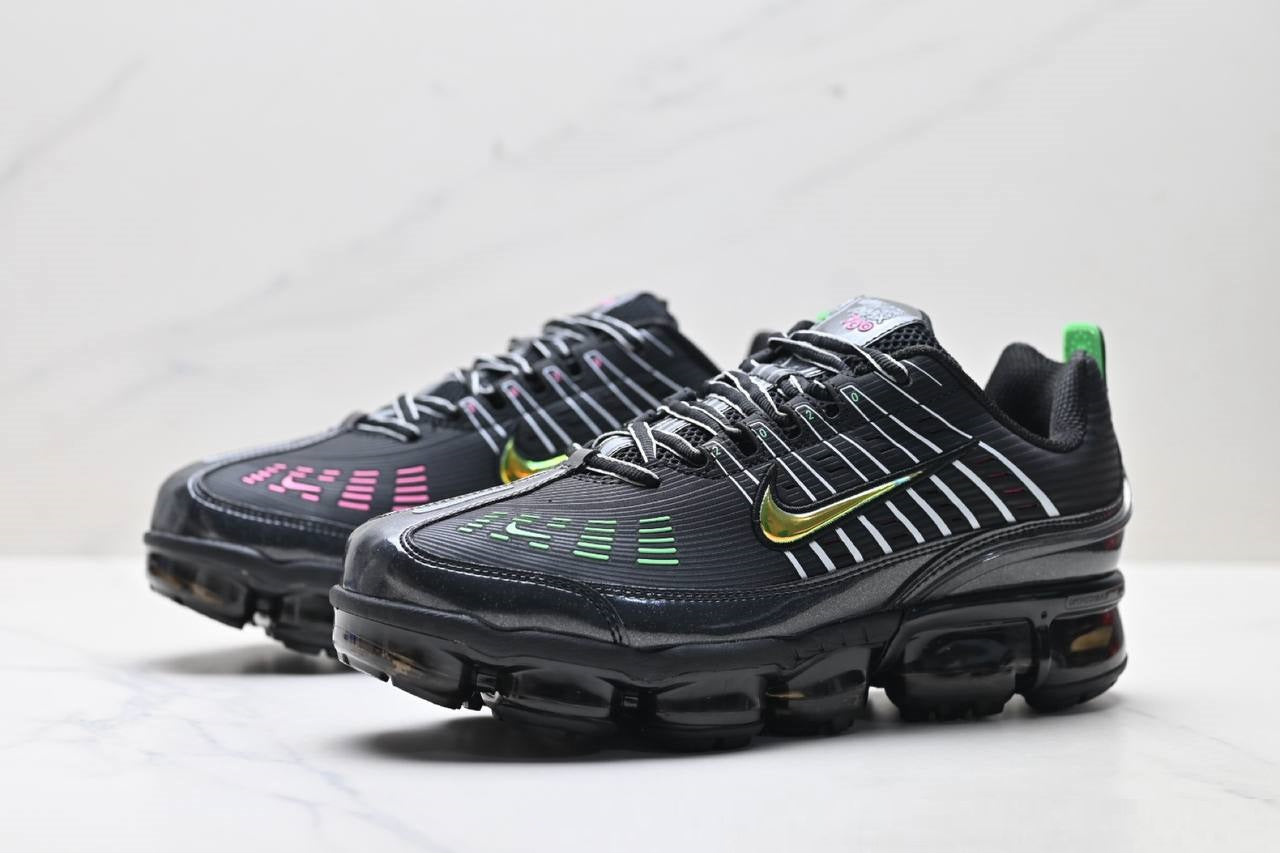 Air VaporMax 360 Black Green Strike Pink Blast Shoes