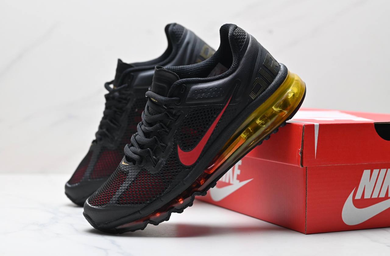 Air Max 2013 Black University Red Shoes