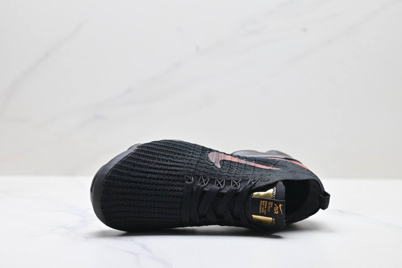 Air VaporMax Flyknit 3 Black Total Orange Shoes