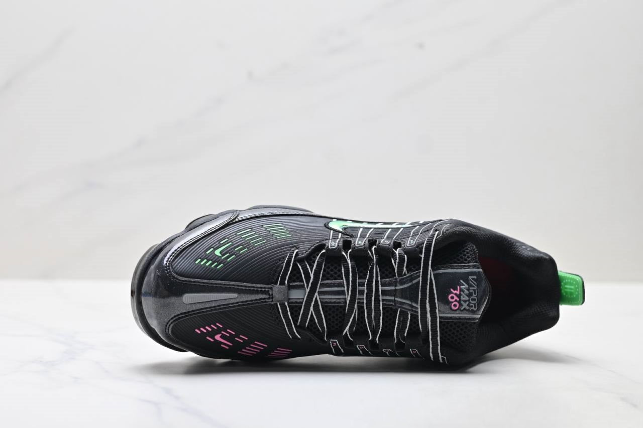 Air VaporMax 360 Black Green Strike Pink Blast Shoes